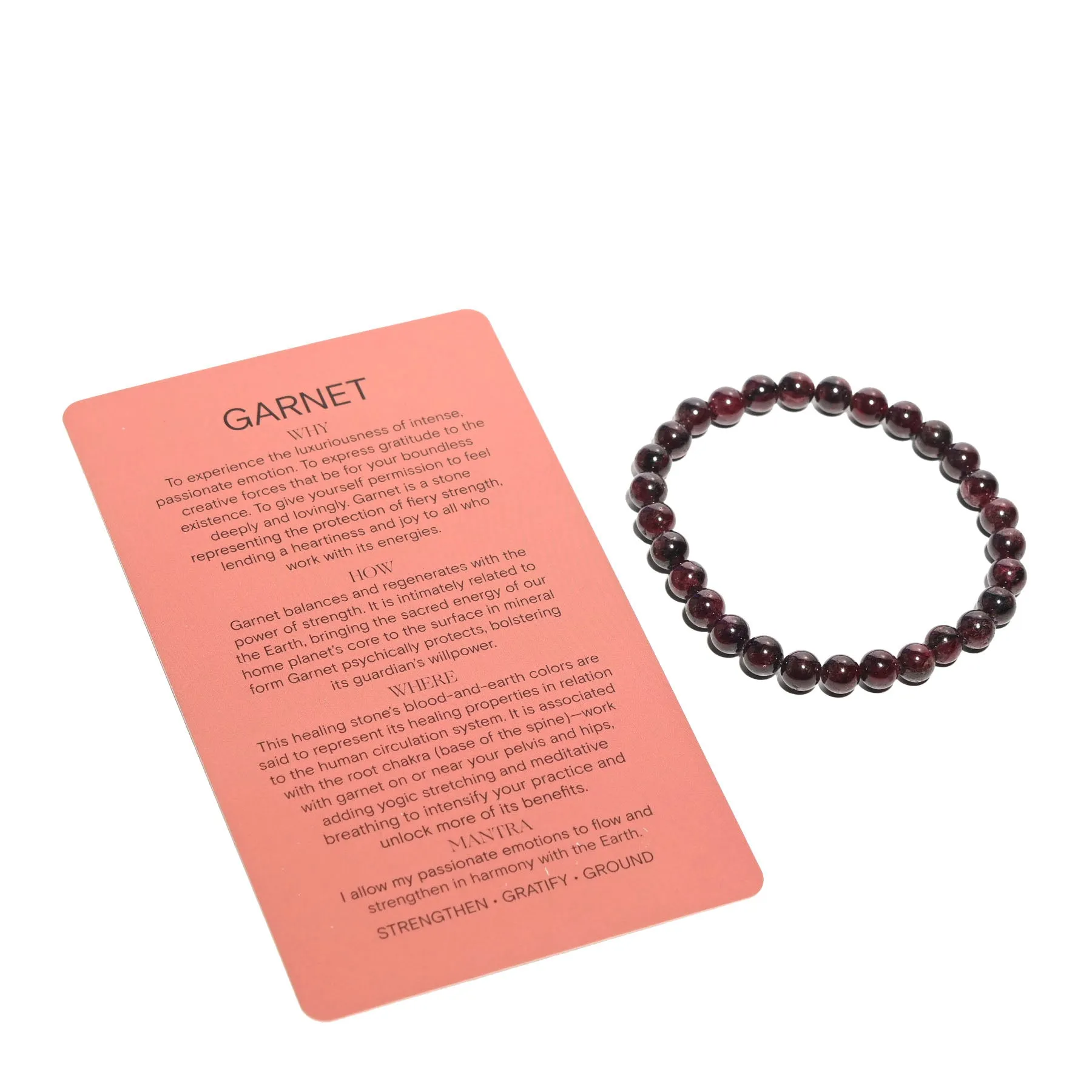 Garnet Bracelet - PASSION