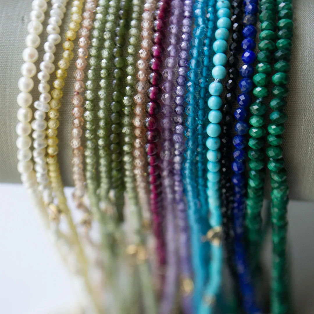 Gemstone Necklace (More Colors available)