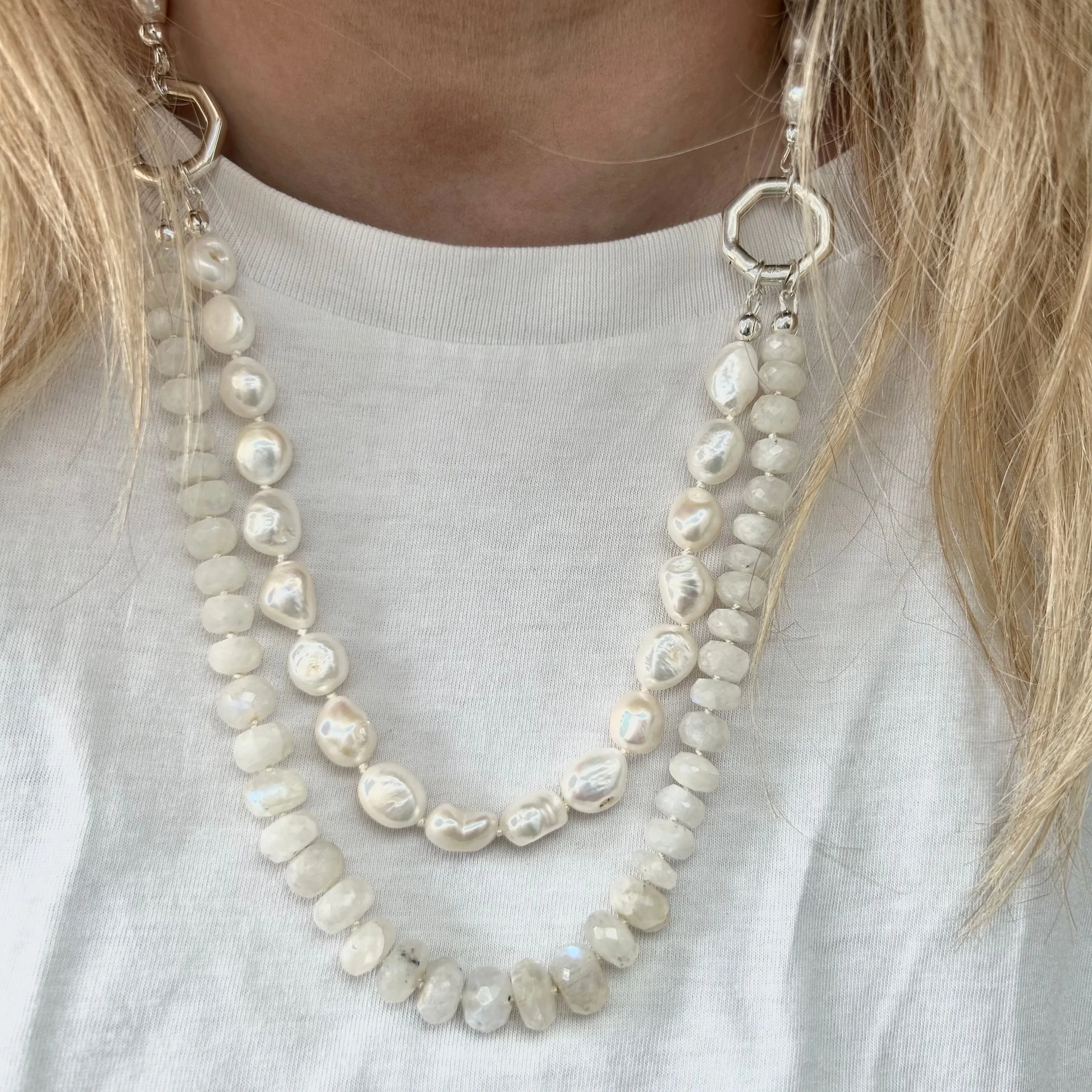 Gemstone Wedding Necklace | Bella - Donna