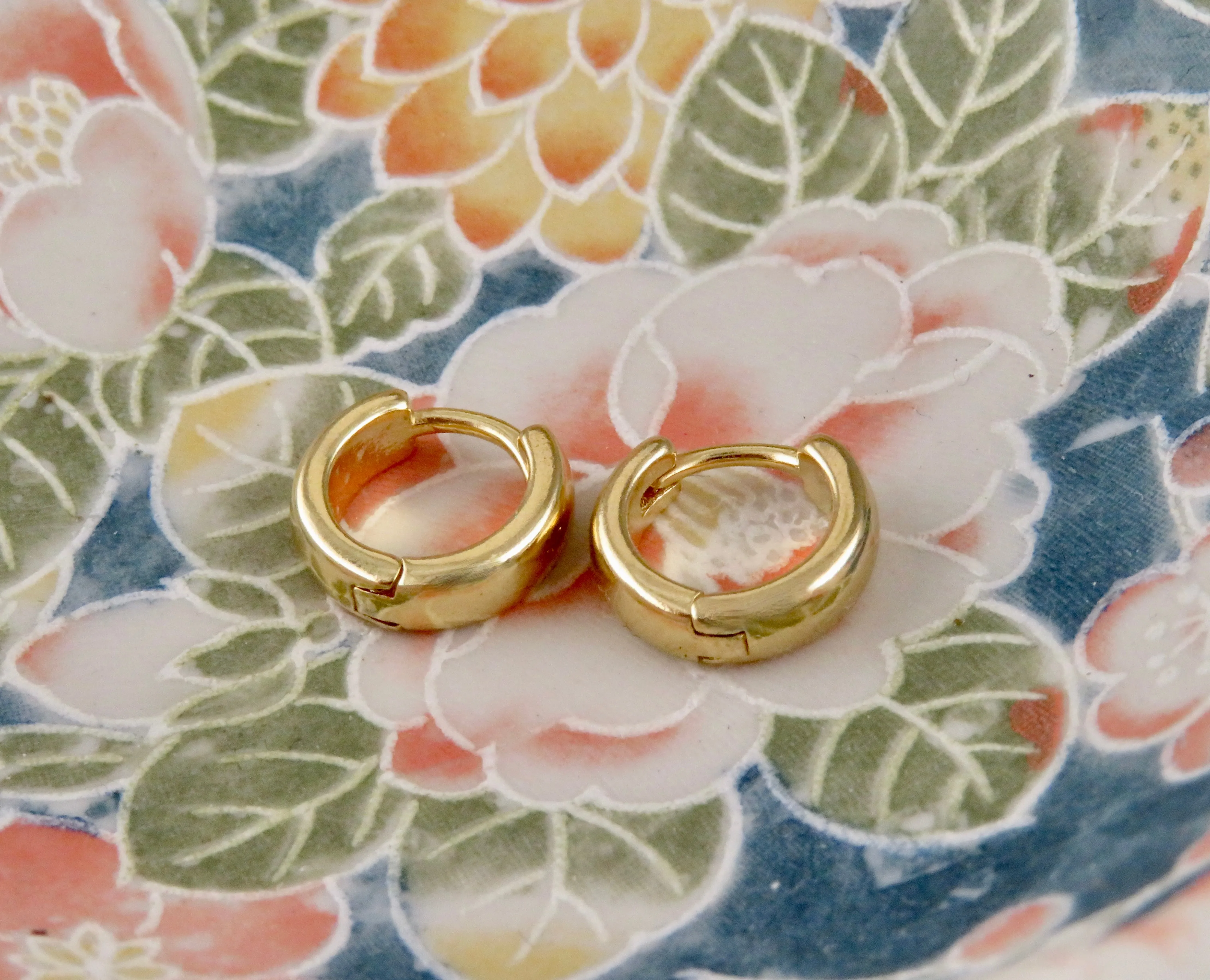 Gold Filled Clicker Hoops - Small