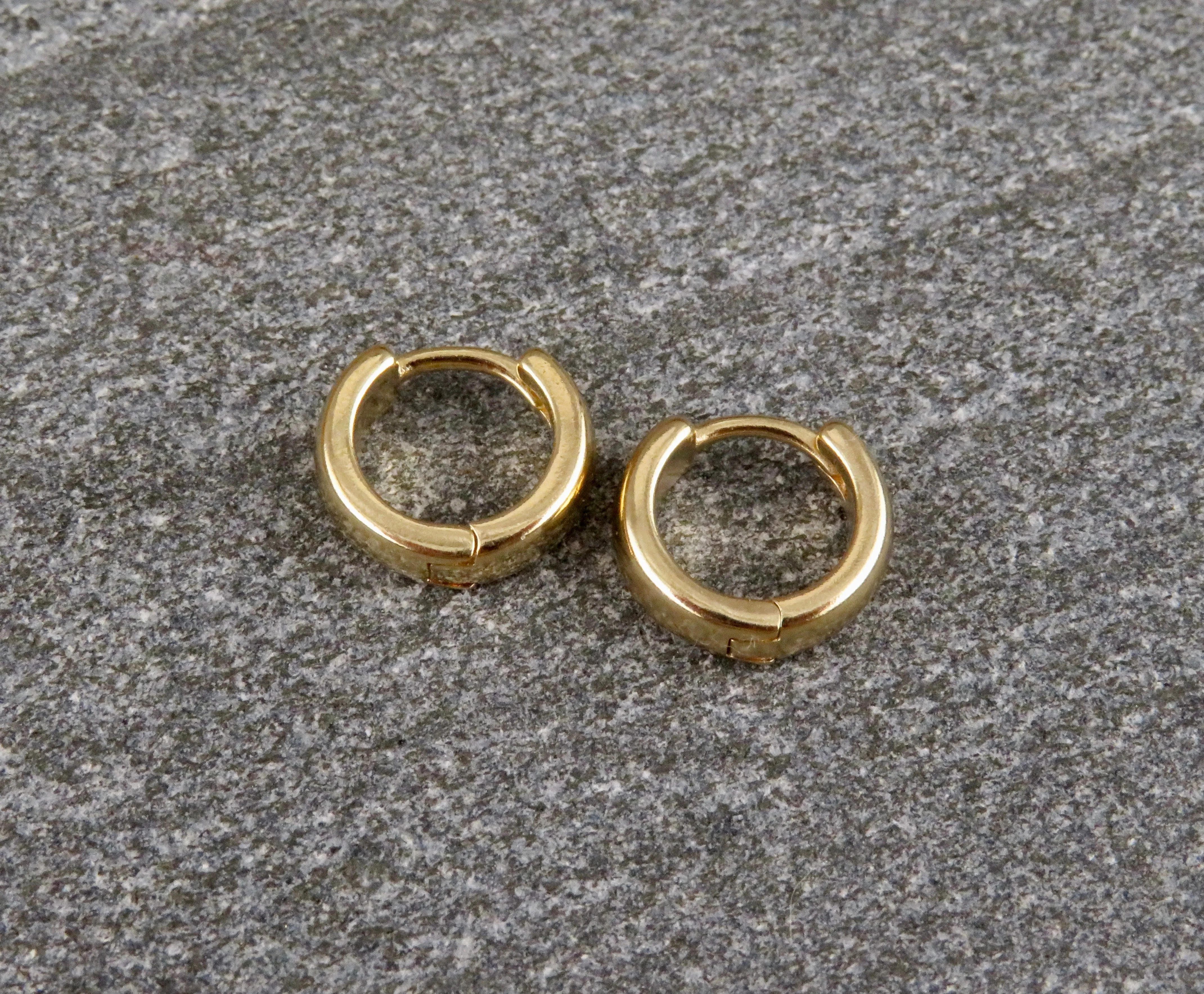 Gold Filled Clicker Hoops - Small