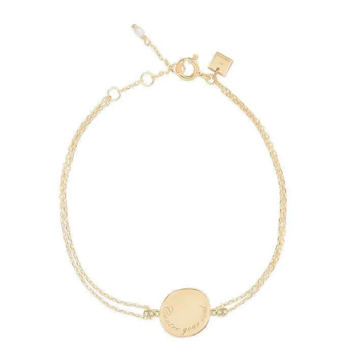 Gold Goddess Of Earth Bracelet