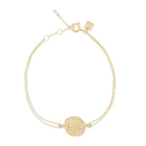 Gold Goddess Of Earth Bracelet