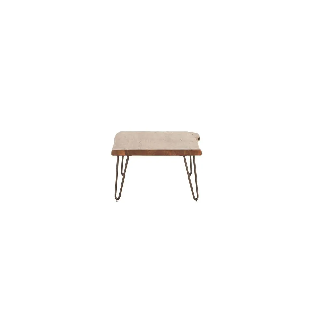 Grandby Mid-Century Modern Live-Edge Coffee Table