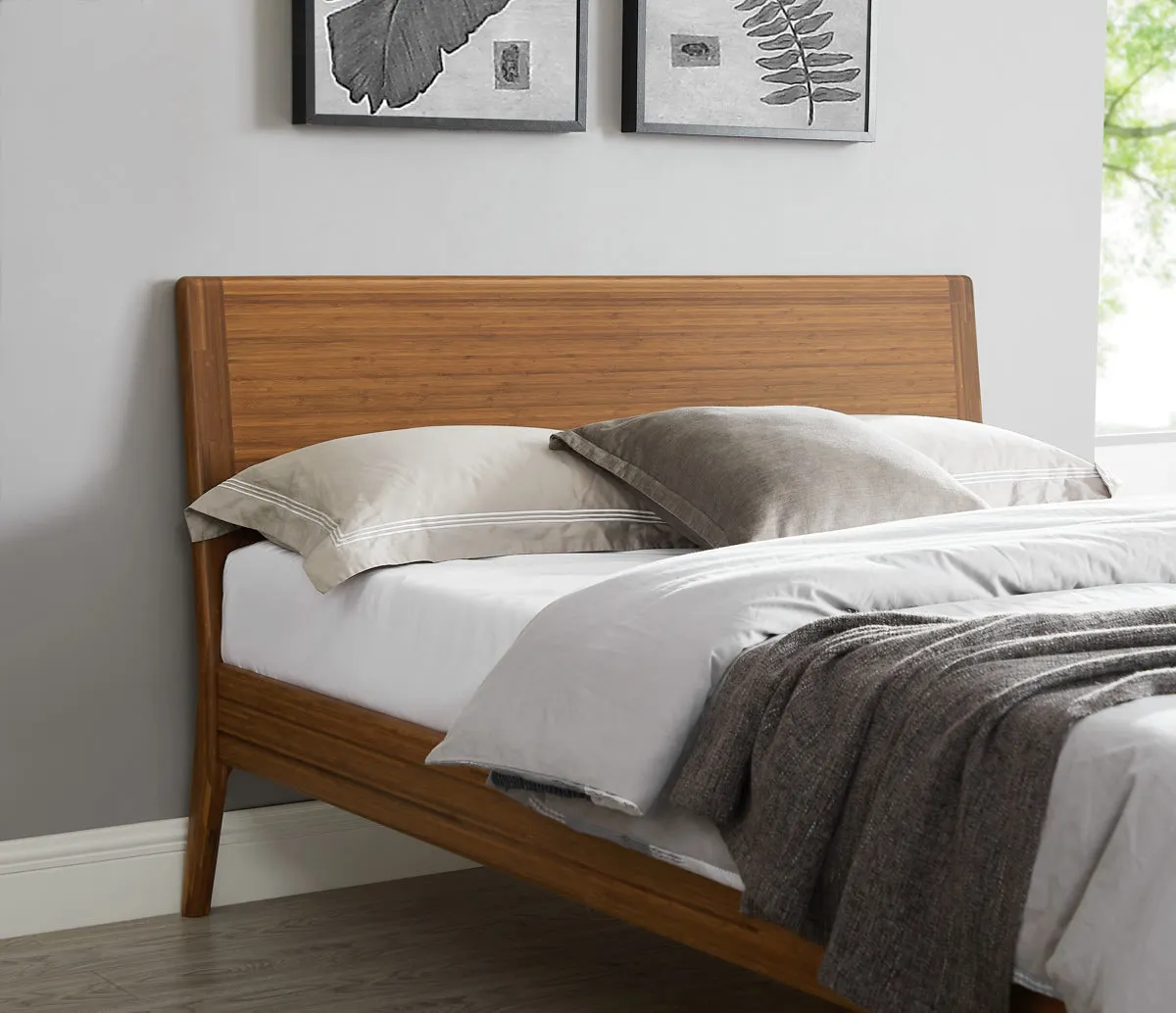 Greenington Ventura King Platform Bed, Amber - GVA0002AM