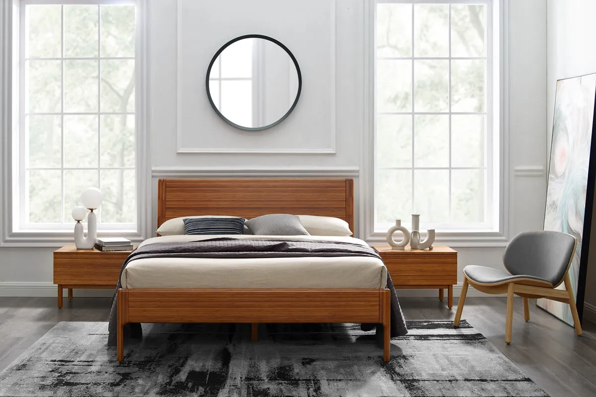 Greenington Ventura King Platform Bed, Amber - GVA0002AM