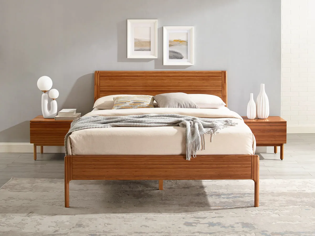 Greenington Ventura King Platform Bed, Amber - GVA0002AM
