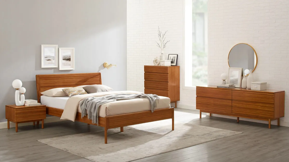 Greenington Ventura King Platform Bed, Amber - GVA0002AM