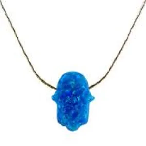 Hamsa Jewelry in Blue Opal