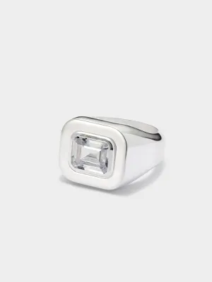 Hatton Labs Emerald Cut Signet Ring