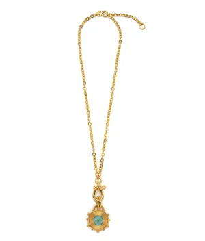 Helm Necklace in True Blue