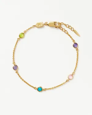Hot Rox Multi Gemstone Bracelet | 18k Gold Vermeil/Multi