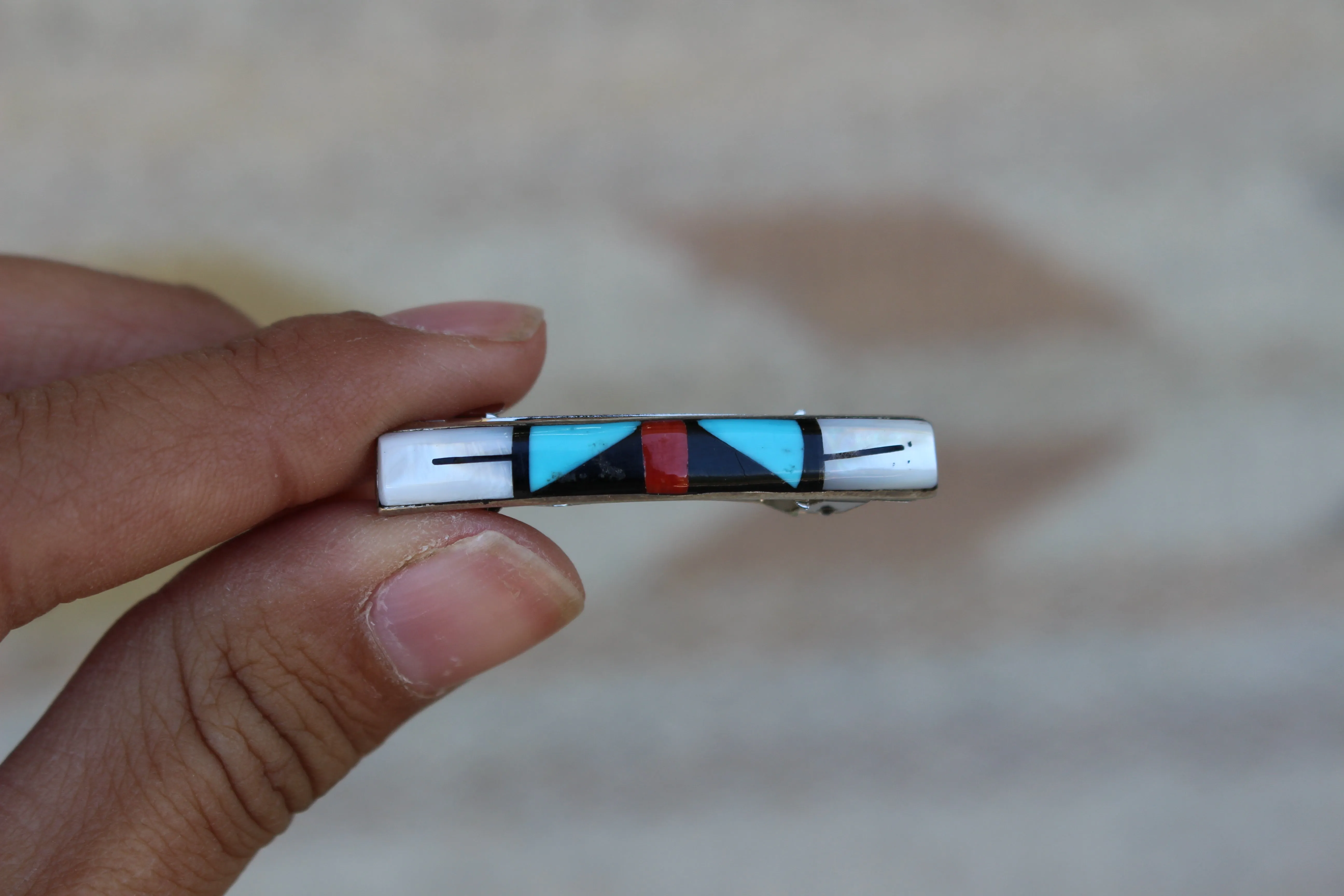 Inlay Desert Hair Clip