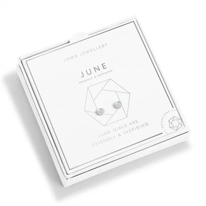 June Birthstone Boxed Earrings 5533