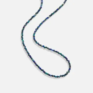 Lapis Lazuli Beaded Stone Necklace