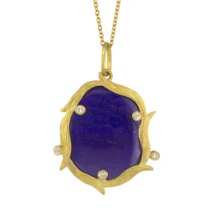 Lapis Lemongrass Necklace by Laurie Kaiser