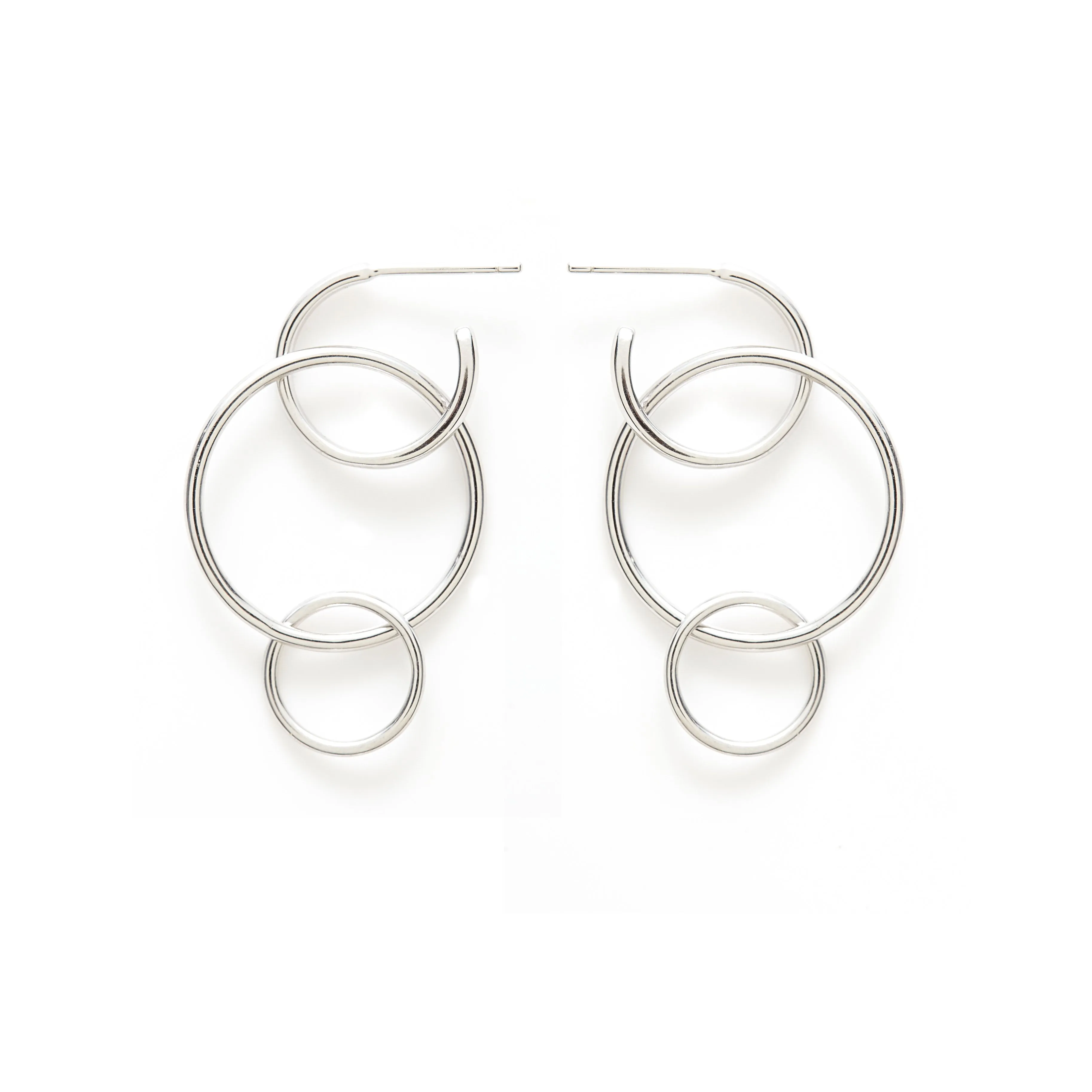 Lautner hoops (gold or silver)