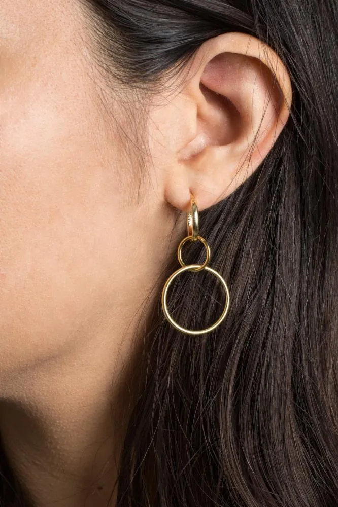 Lautner hoops (gold or silver)