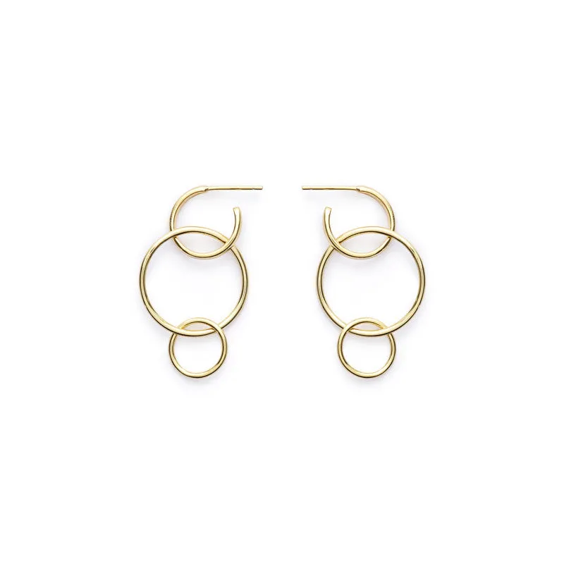 Lautner hoops (gold or silver)