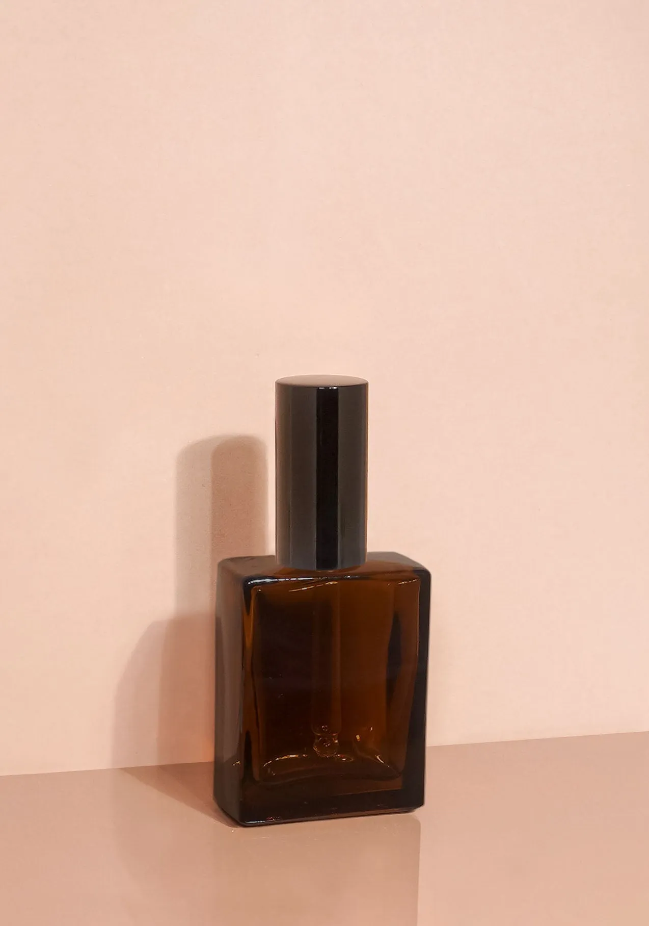 Lily Glass Bottle | Amber | Pump Cap