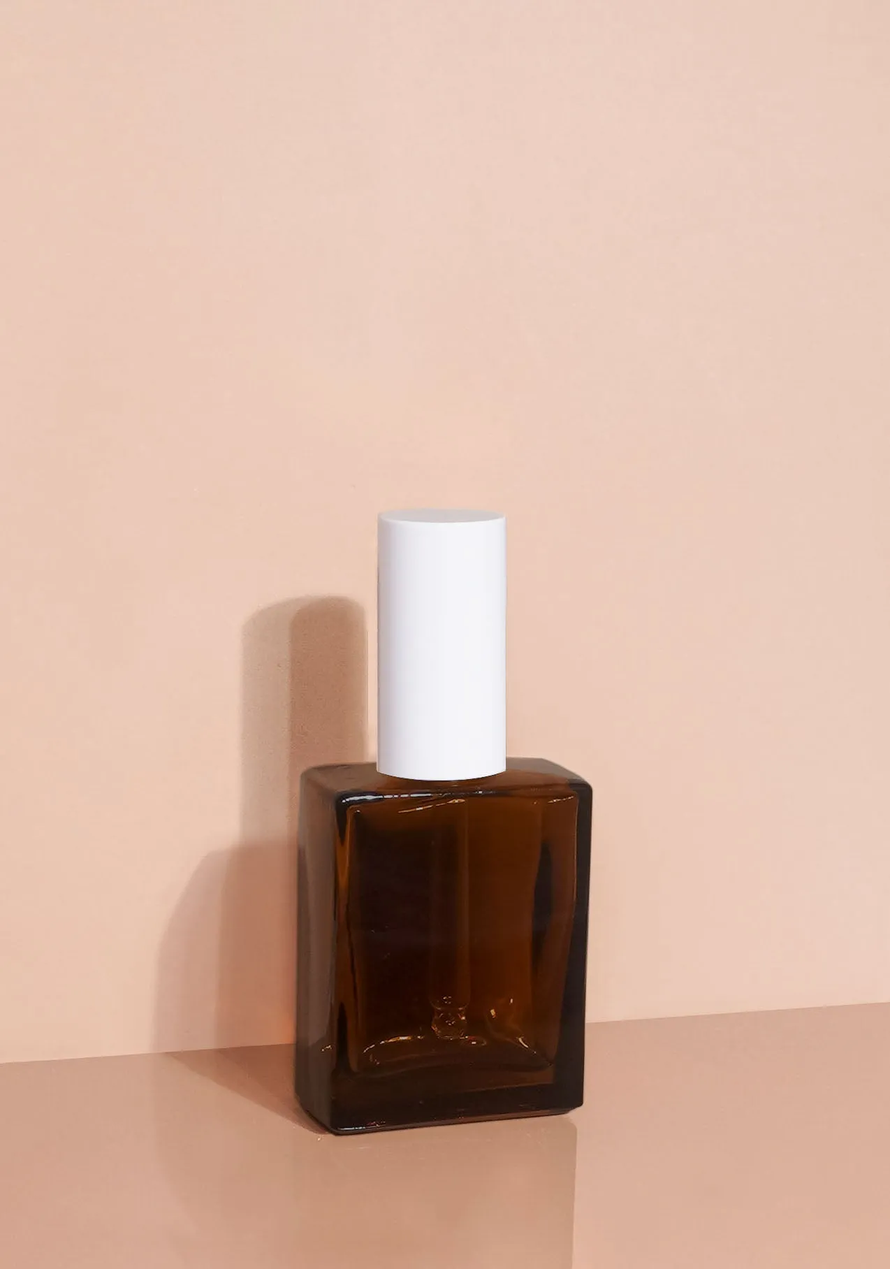 Lily Glass Bottle | Amber | Pump Cap