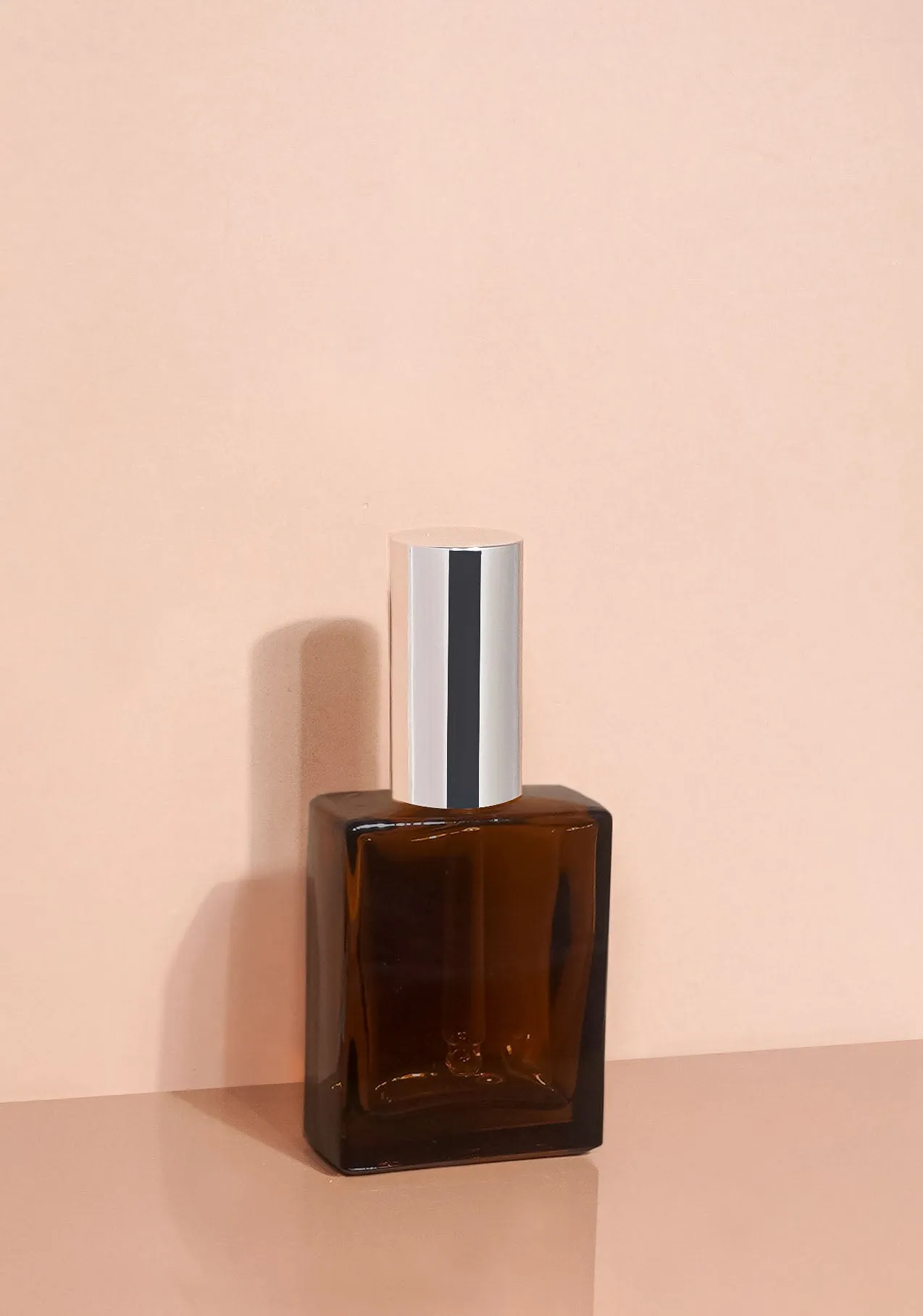 Lily Glass Bottle | Amber | Pump Cap