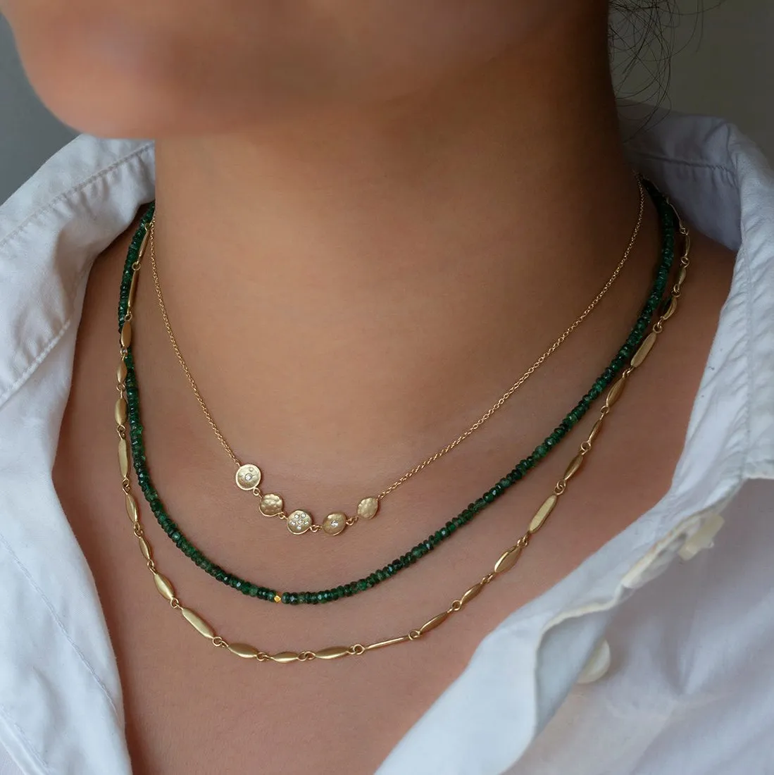 *Limited Edition* Dark Green Emerald Necklace