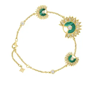 Malachite Sunshine Bracelet