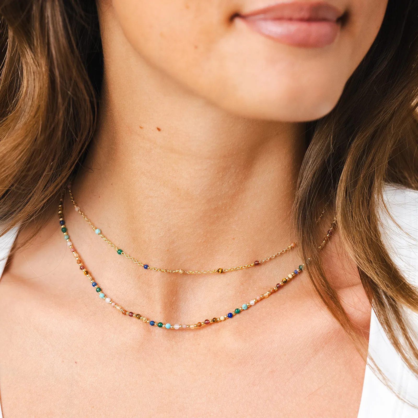 Master Healer 2mm Metal Accent Healing Necklace
