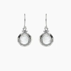 Moonstone Nested Sterling Silver Earrings