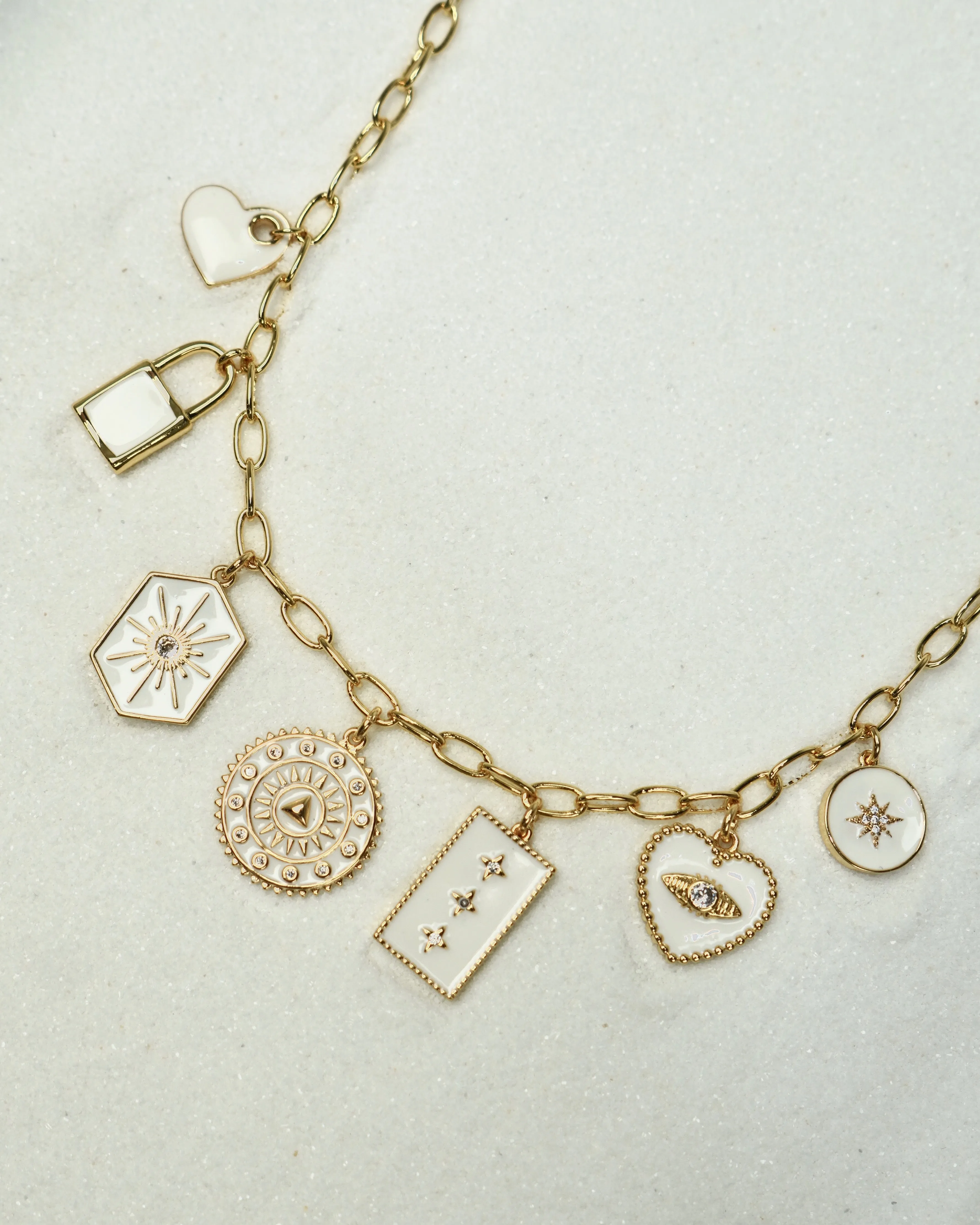 Multi Charm Necklace- 17”