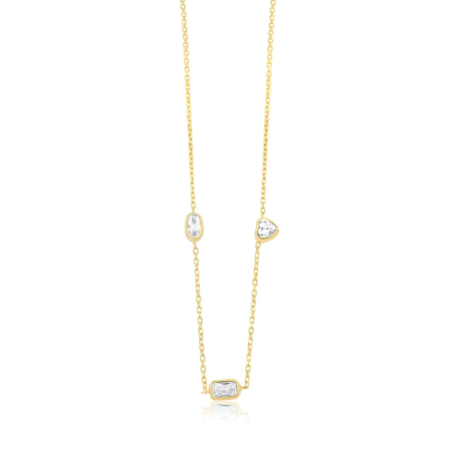 Multi Fancy Shape Necklace