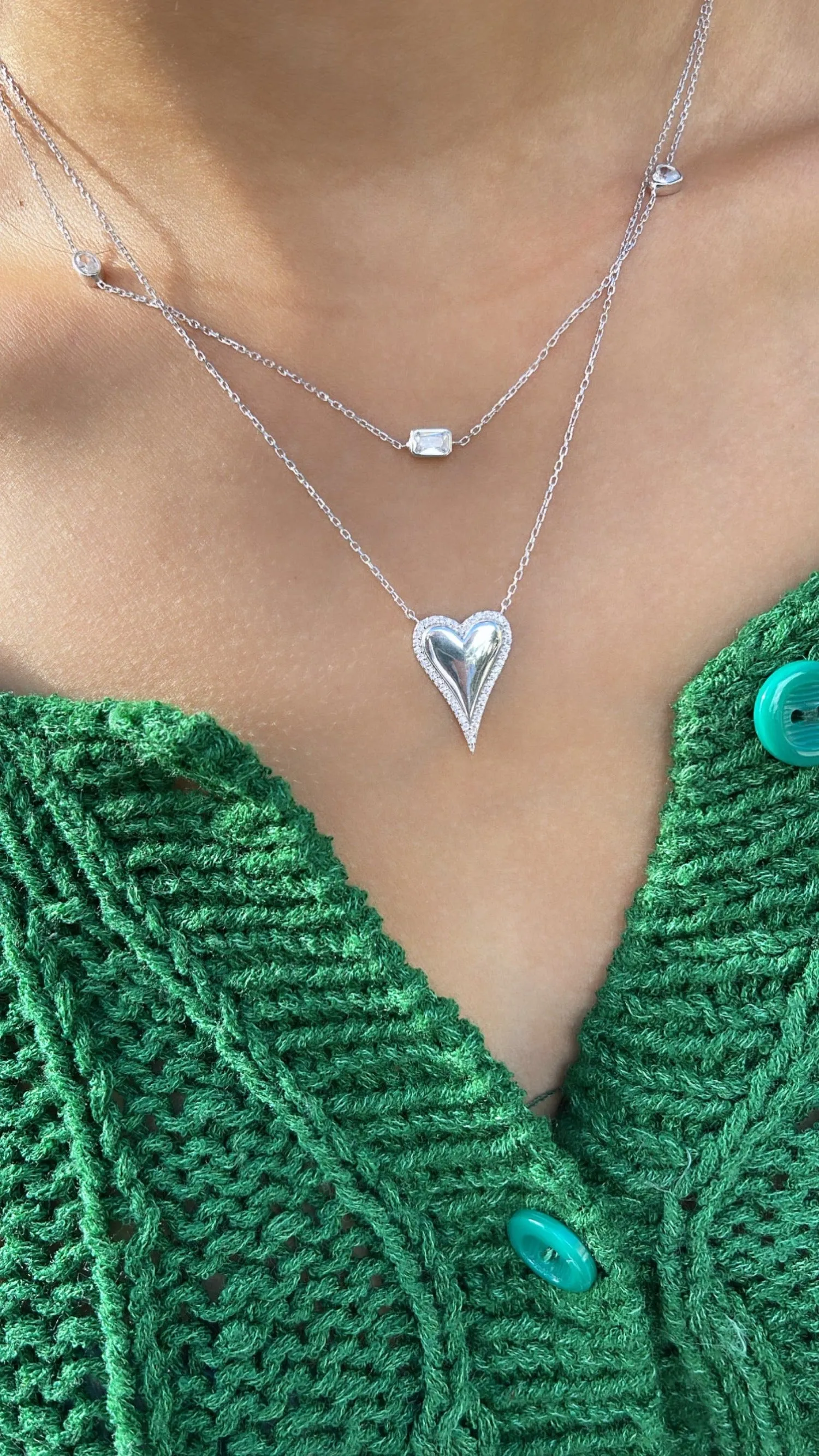 Multi Fancy Shape Necklace