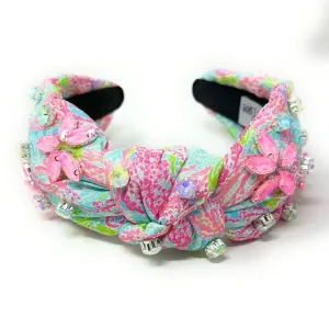 Nani Top Knot Jeweled Headband