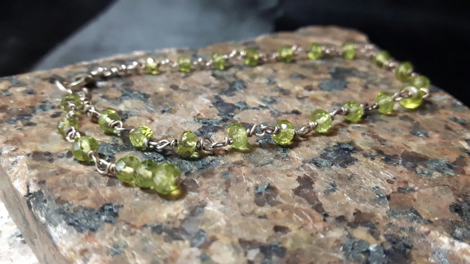 New Peridot & Sterling Silver Bracelet
