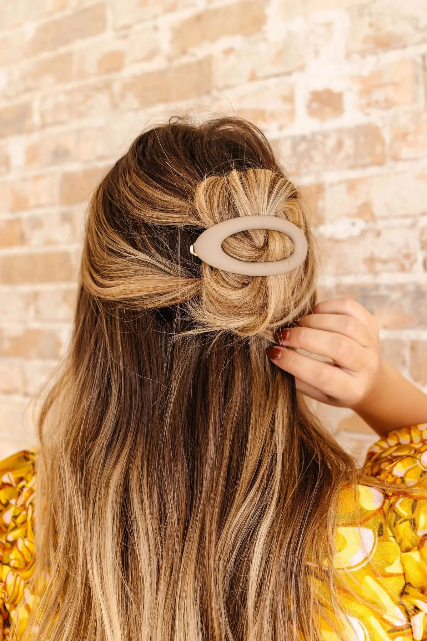 Oval Barrette - Multiple Colors