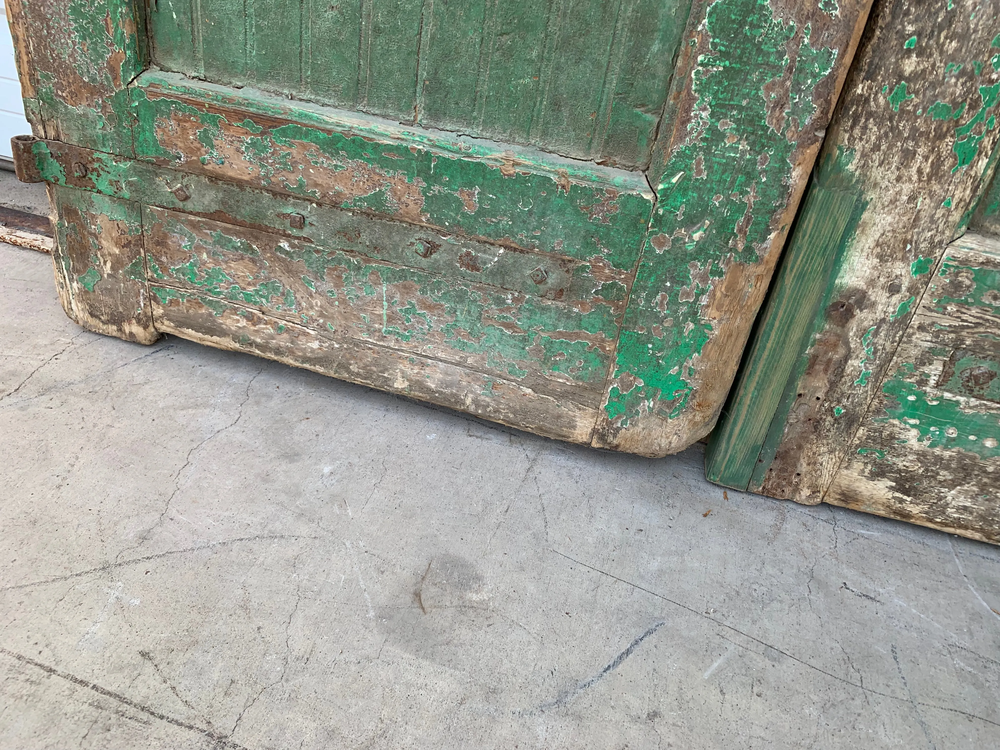 Pair of Ornate Antique Wood Carved Doors