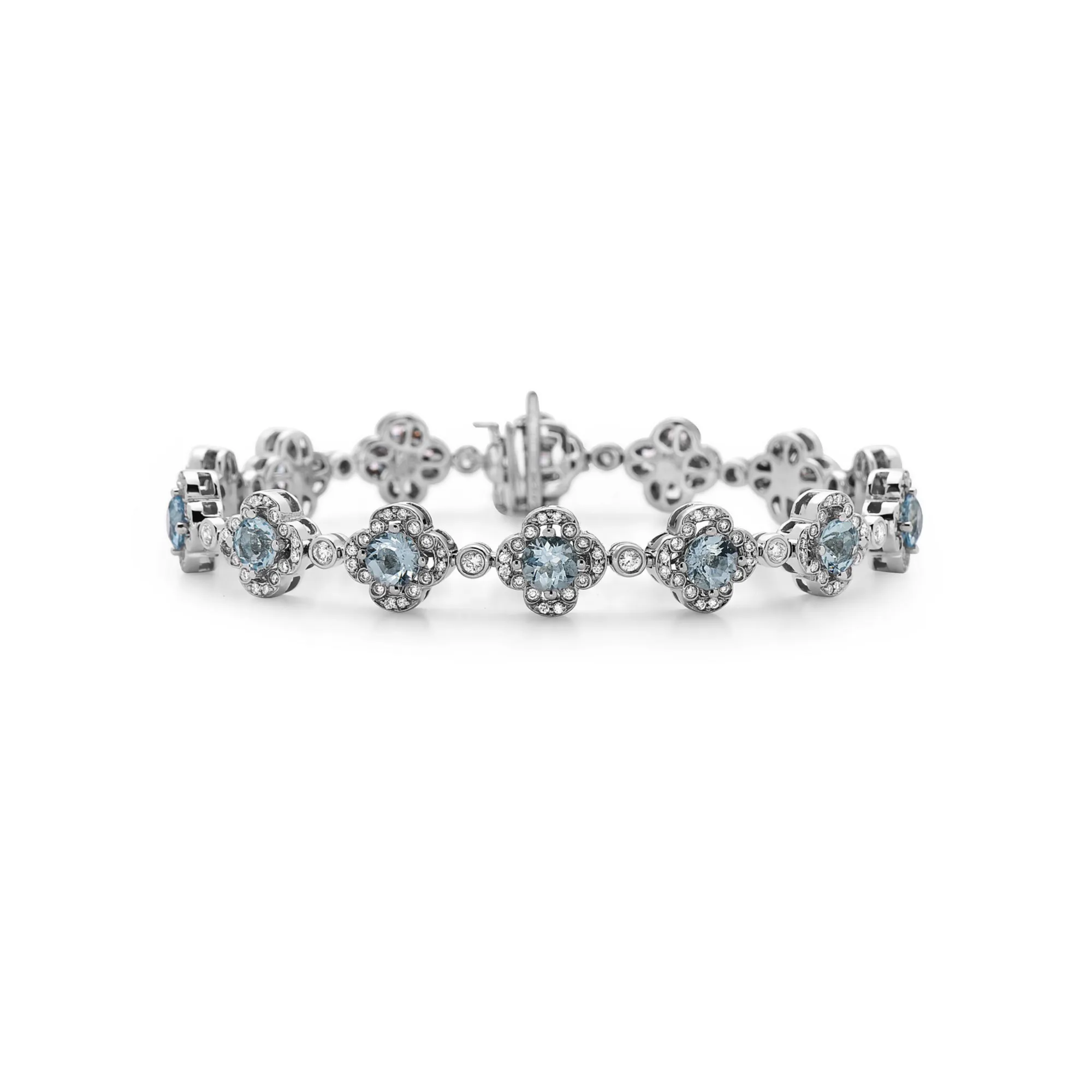 Pastel Diamond Flower Bracelet