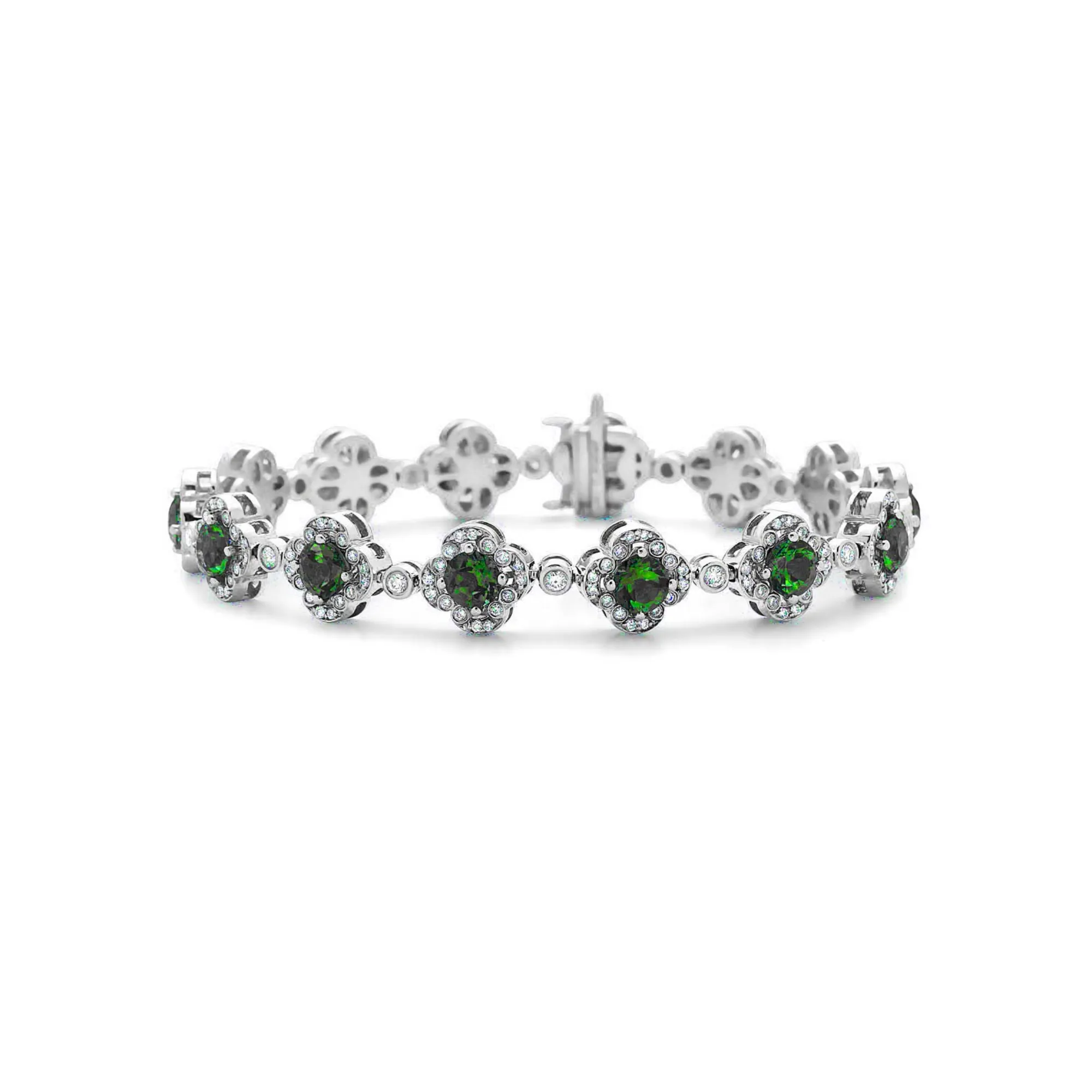 Pastel Diamond Flower Bracelet