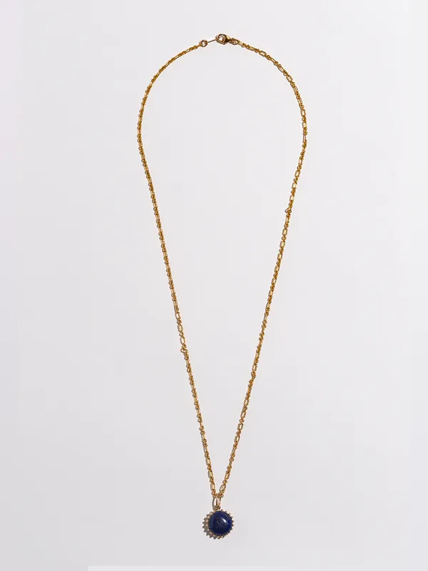 Phoebe Lapis Pendant Necklace