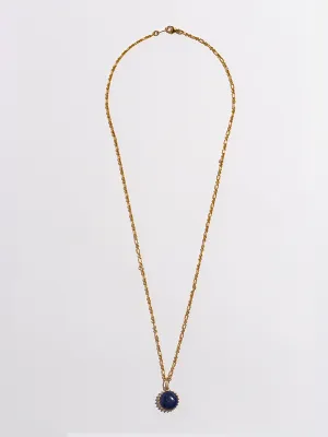 Phoebe Lapis Pendant Necklace