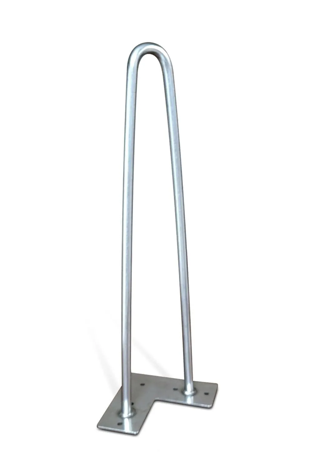 Premium 2 Rod Stainless Steel Hairpin Legs 1/2" Diameter - 16" Tall