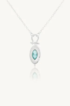Radiance Apatite Silver Necklace