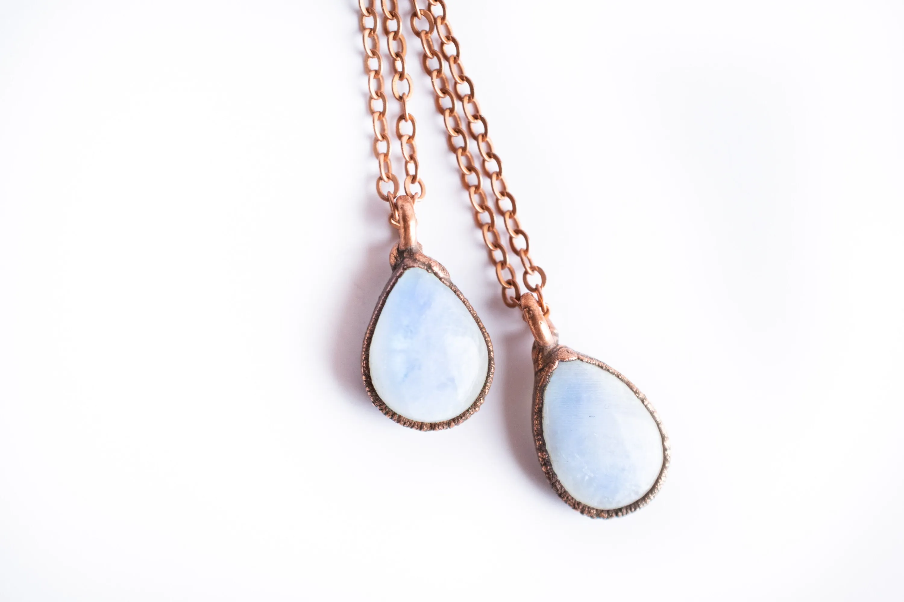 Rainbow moonstone necklace | June birthstone necklace