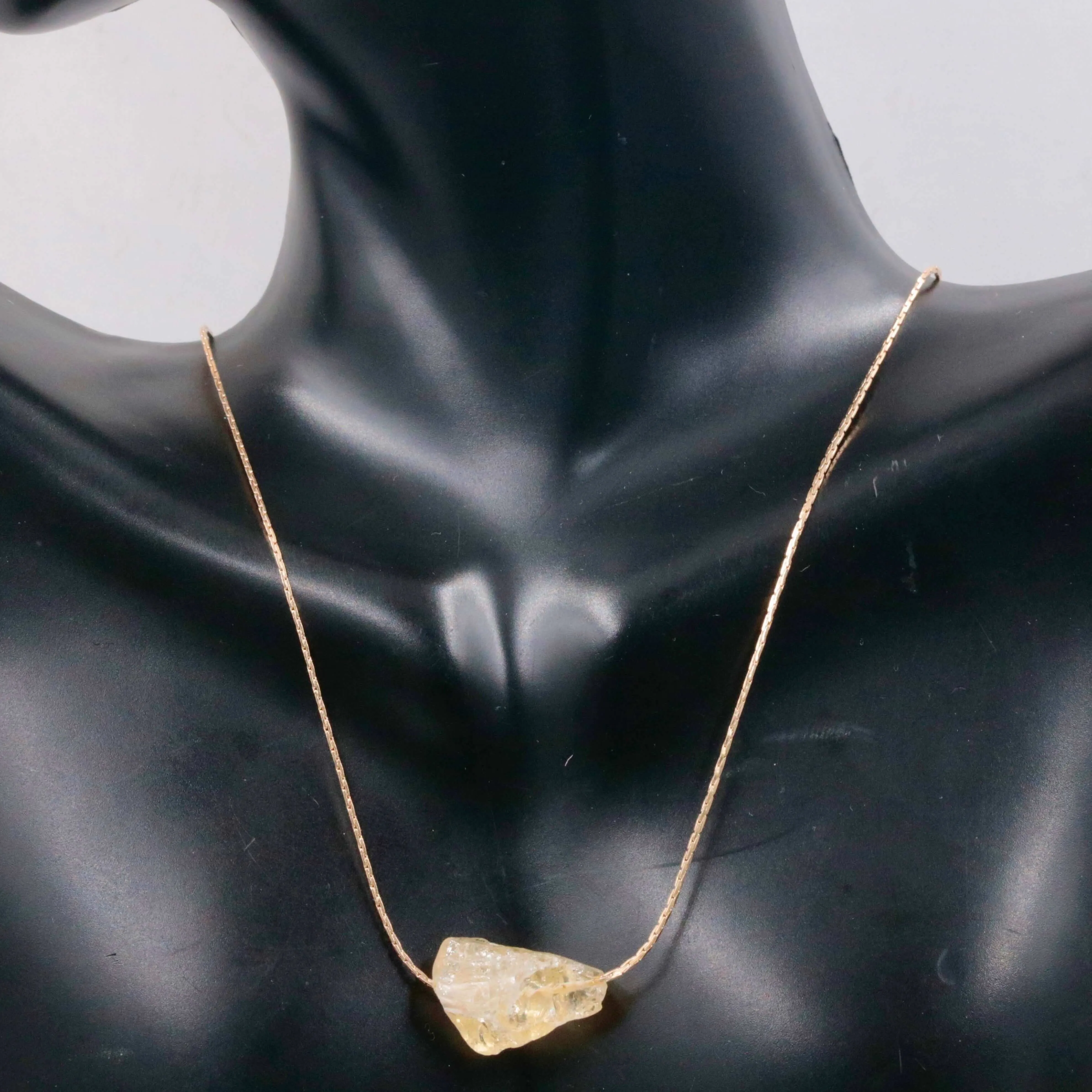 Raw Crystal Necklace Rough Stone Rose Quartz Necklace Dainty Stone Pendant Healing Crystals dainty necklace SKU: 6142183 – 6142191