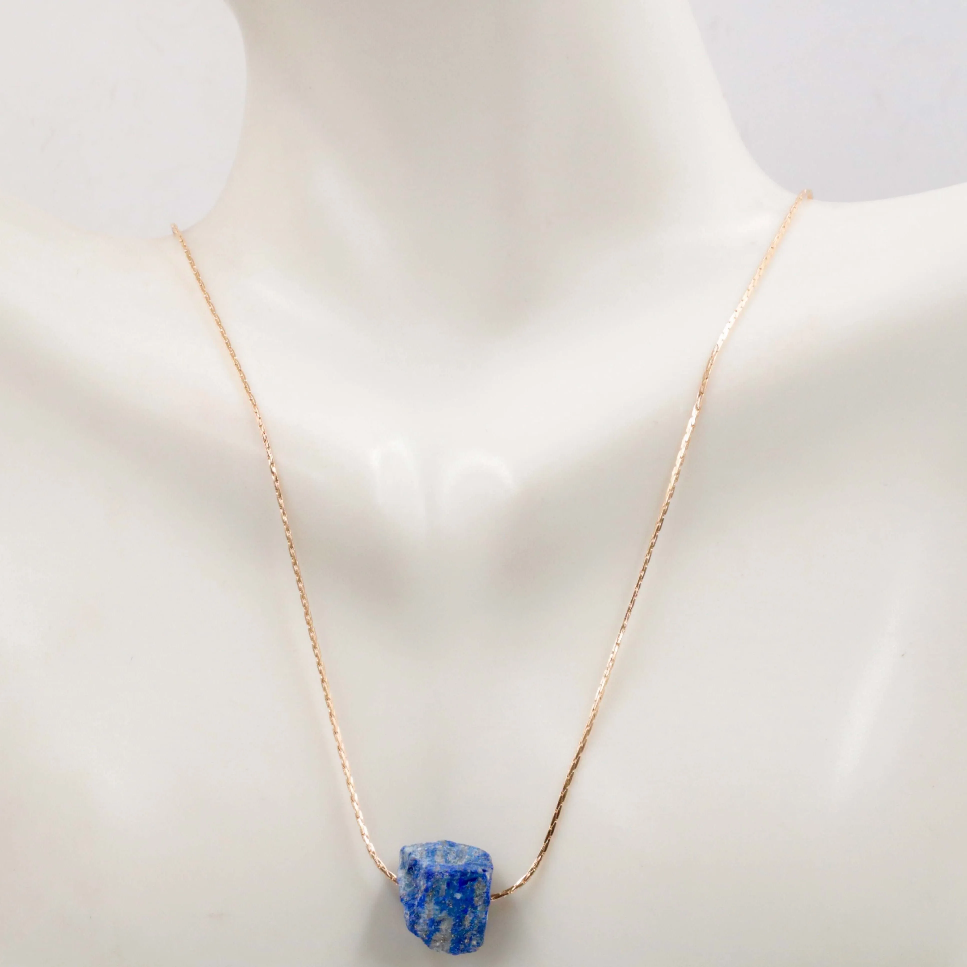 Raw Crystal Necklace Rough Stone Rose Quartz Necklace Dainty Stone Pendant Healing Crystals dainty necklace SKU: 6142183 – 6142191
