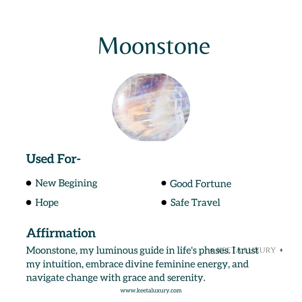 Raw Perfection - Moonstone Studs