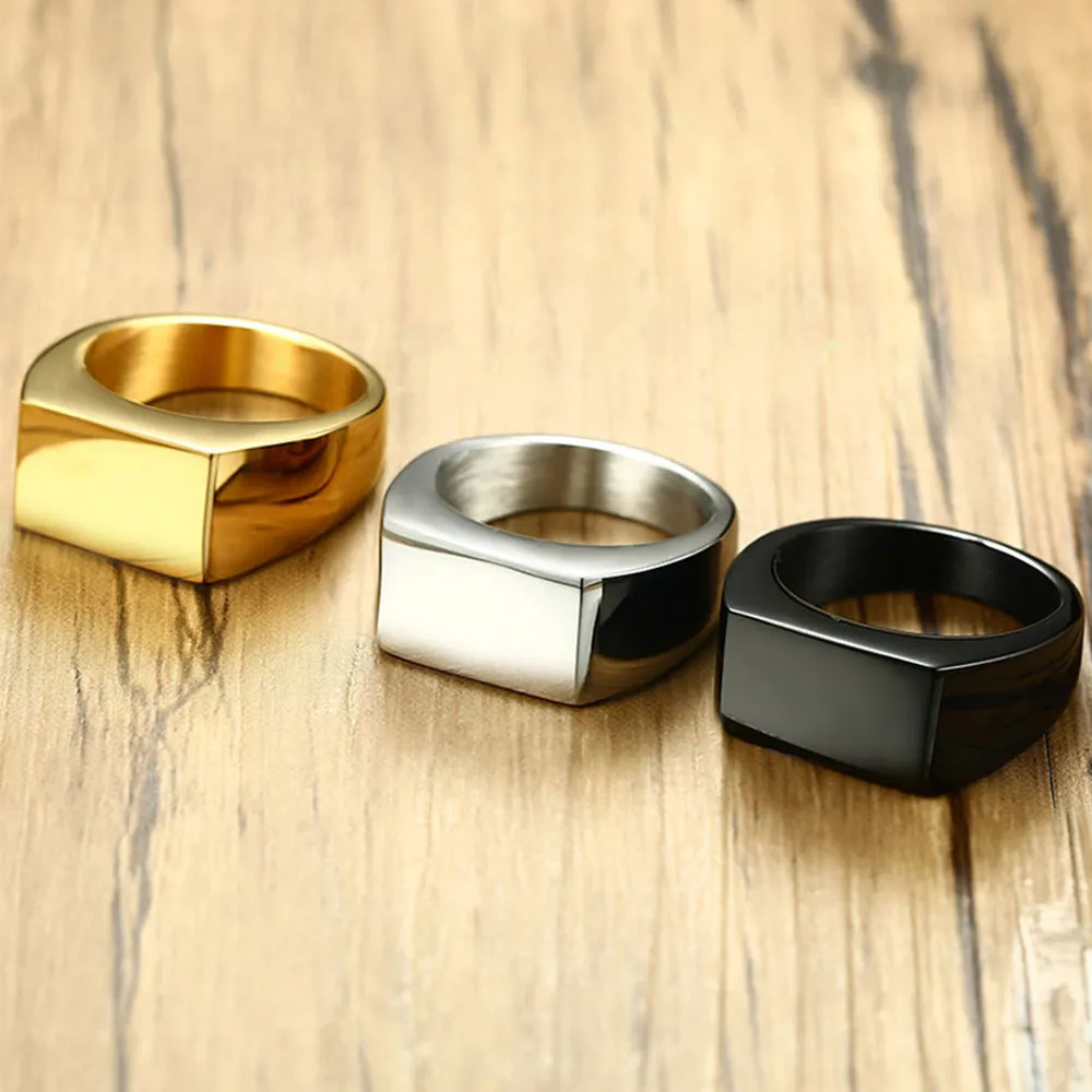 RECTANGULAR SIGNET RING
