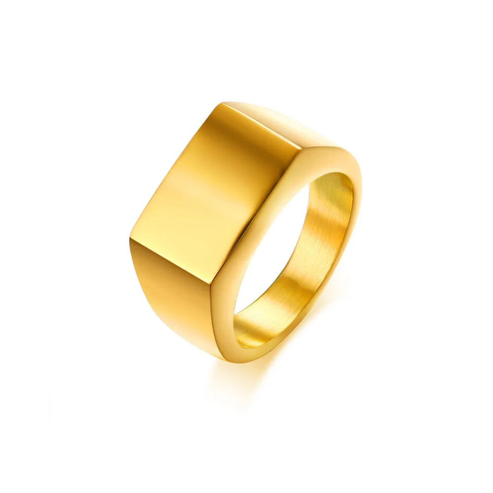 RECTANGULAR SIGNET RING