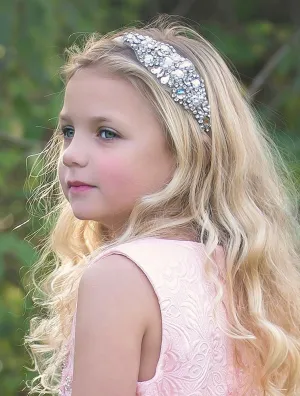 Rhinestones Satin Headband